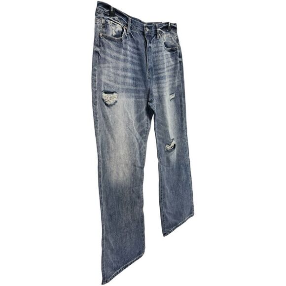 Kancan Ultra High Rise Distressed Bootcut Jeans NWT - Picture 7 of 12